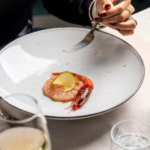 Tartare di gamberi rossi di mazara