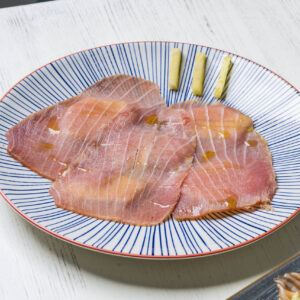 Tonno affumicato con ananas